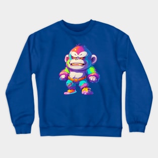 Jungle Jamboree Kawaii Gorilla Gala Crewneck Sweatshirt